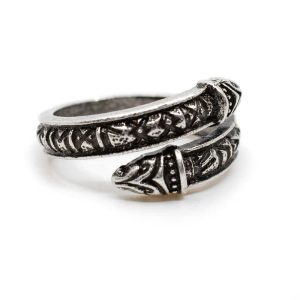 Bague Viking Runes Couleur Argentée - Réglable