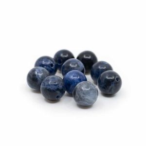 Perles Pierre Précieuse Nouvelle Sodalite en Vrac - 10 pièces (8 mm)