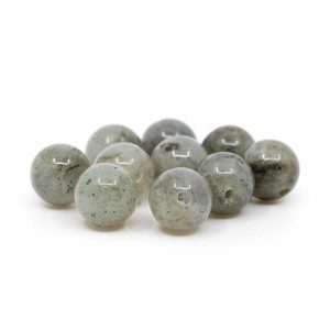 Perles Pierre Précieuse Spectrolite en Vrac - 10 pièces (8 mm)