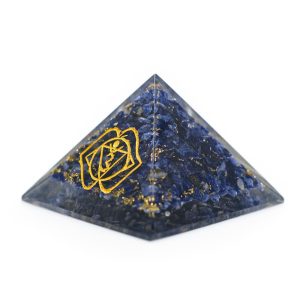 Pyramide Orgonite / Sodalite - Troisième Oeil (70 mm)