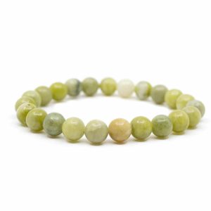 Bracelet de Pierre Précieuse Jade Vert