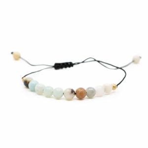 Bracelet en Pierre Précieuse Amazonite | Réglable