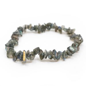 Bracelet Pierre Précieuse Labradorite | Petits Galets Concassés