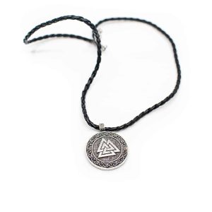 Pendentif Viking Valknut Rond