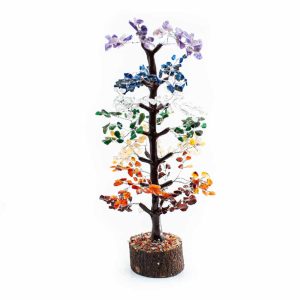 Arbre de Pierres Précieuses Chakras - 30 cm