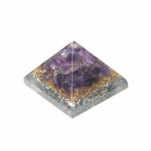 Pyramide Orgonite Améthyste (25 mm)