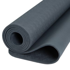 Tapis de Yoga Spiru TPE Anthracite - Extra Epais - 6 mm - 183 x 61 cm