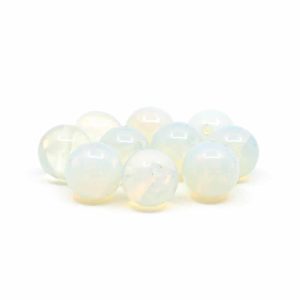 Perles en Pierre Opaline - 10 pièces (12 mm)