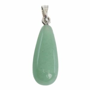 Pendentif Aventurine Verte Conique