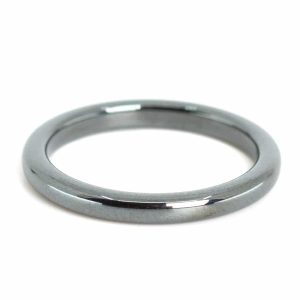 Bague Hématite (3 mm - Taille 17)