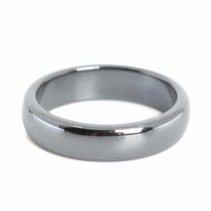 Bague Hématite (6 mm - Taille 20)