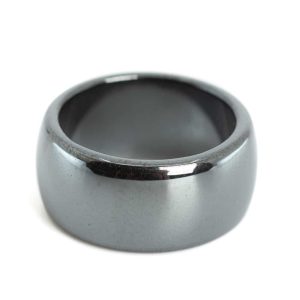 Bague Hématite (10 mm - Taille 17)