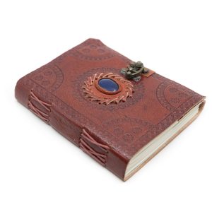 Carnet de Notes Lapis Lazuli en Cuir Fabriqué à la Main (17,5 x 13 cm)