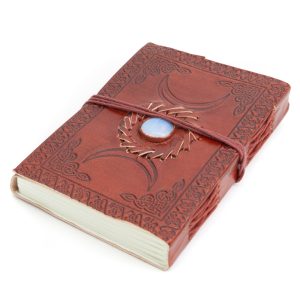 Carnet de Notes Opaline en Cuir Fabriqué à la Main (17,5 x 13 cm)