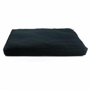 Tapis de Méditation (Futon) Noir - 86 x 66 x 6 cm - avec Housse Intérieure