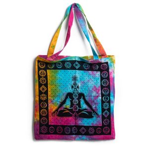 Sac en Coton - Méditation 7 Chakras - Multicolore (45 cm)