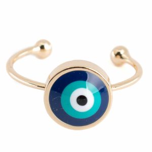 Bague Oeil du Mal (10 mm) - Réglable