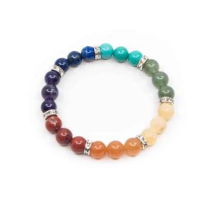 Bracelet de Pierres Précieuses 7 Chakras