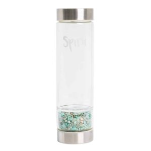 Bouteille d'Eau Spiru Pierre Précieuse Amazonite - 400 ml