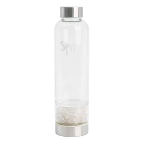 Bouteille d'Eau Spiru Pierre Précieuse Cristal de Roche - 400 ml