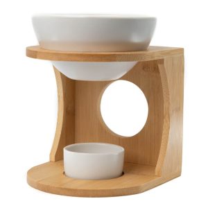 Diffuseur Aromatique De Luxe Bambou Standard - Blanc