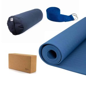 Ensemble de Yoga Durable Bleu Extra - Pack