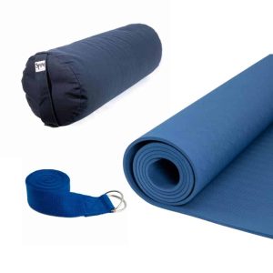 Ensemble de Yoga Durable Bleu